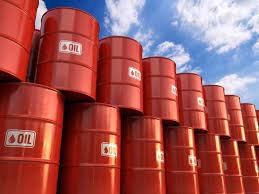 Barrels of crude oil