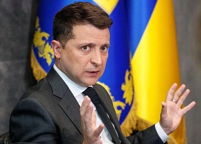 Ukraine President Volodymyr Zelenskyy