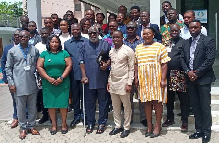 Dignitaries after the meeting. Photo. Ebo Gorman