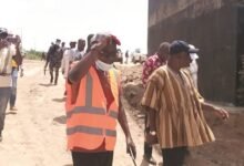 Mr Stephen Yakubu and his entourage during the tour