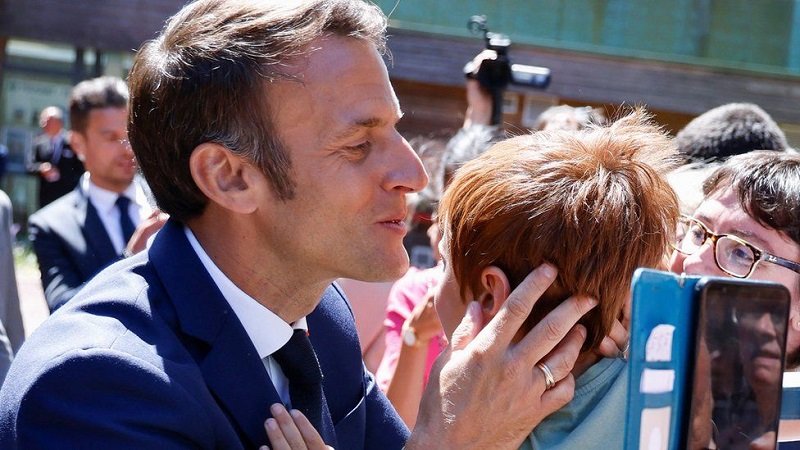 President Macron voted in Le Touquet