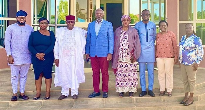 • Mr Okudzeto (fourth from left) with other dignitaries