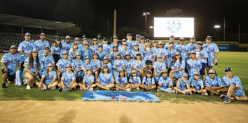 • The Ball Girls Baseball teams with their coaches