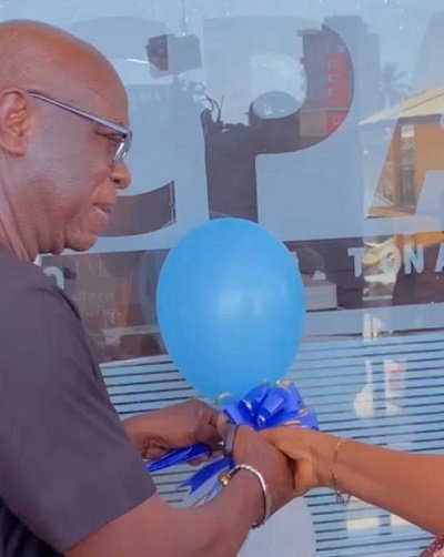 Mr Owusu-Koranteng inaugurating the centre