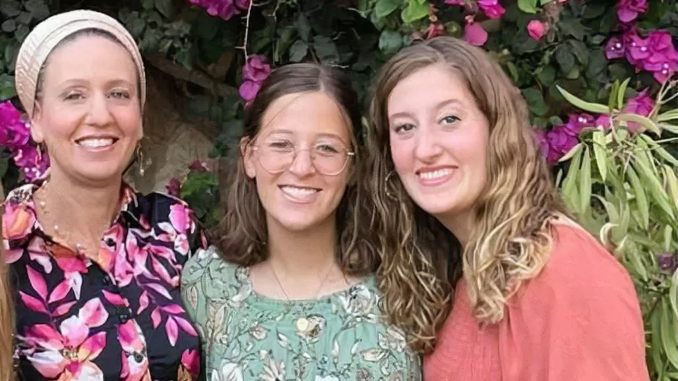 Lucy (left) died with her daughters Rina (middle) and Maia Dee