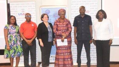 • Dignitaries after the launch Photo: Michael Ayeh