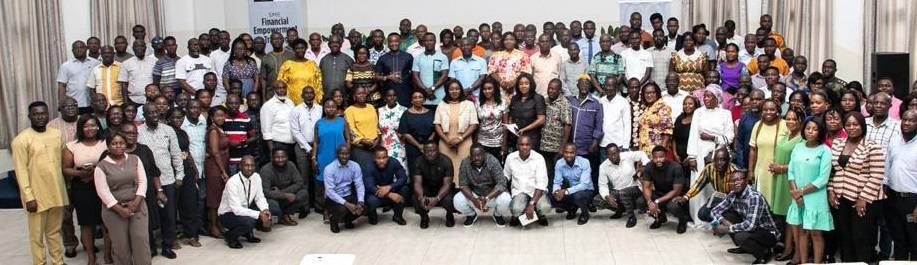 The participants after the training