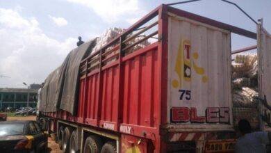 • The impounded truck