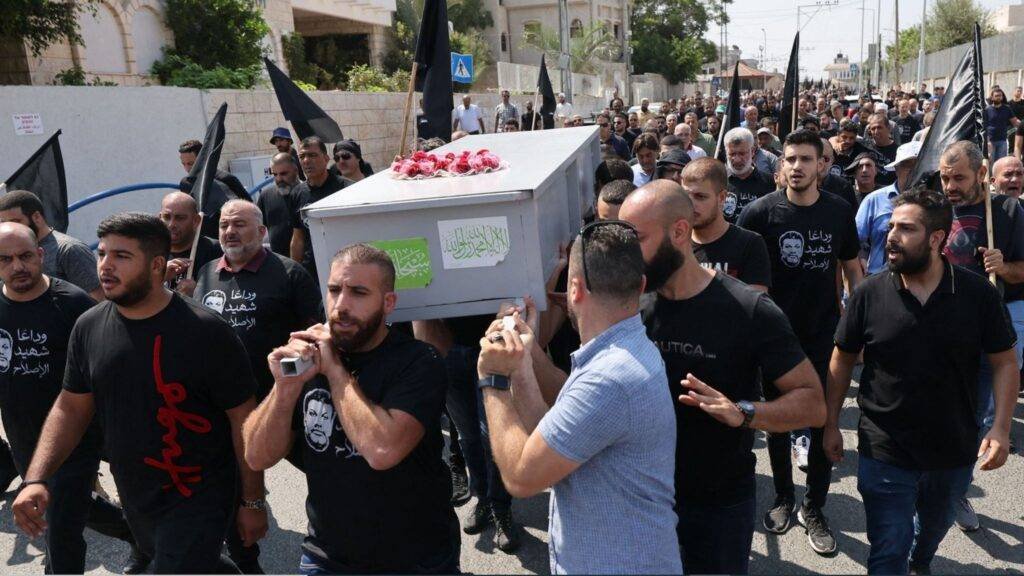 A funeral was held on Wednesday for Abdul Rahman Kashua, a top municipal official who was shot dead in the town of Tira