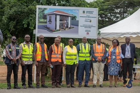 The dignitaries after the ceremony