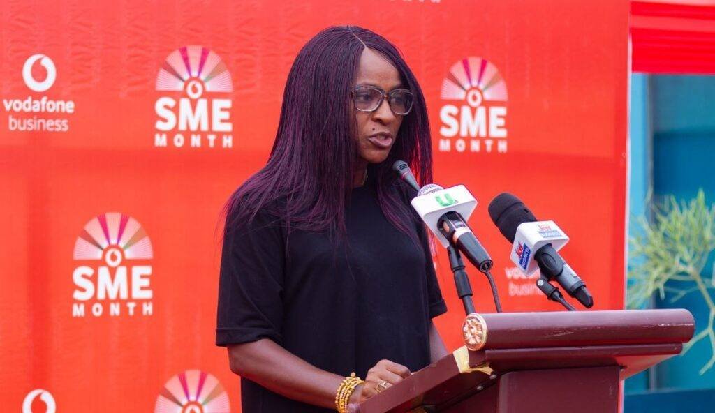 Ms Bolarin speaking at the event