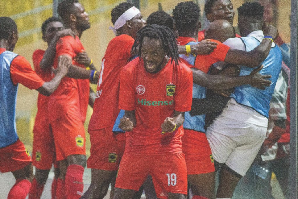 Kotoko players celebrating the voctory