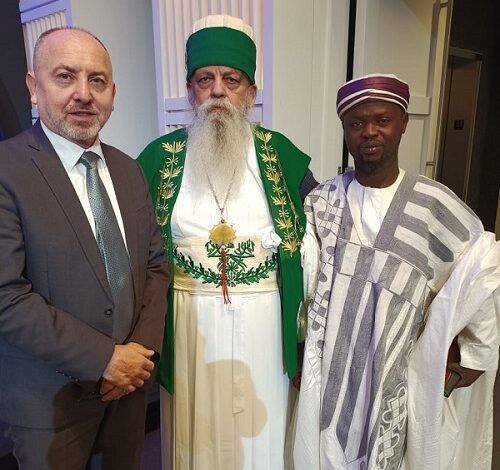 Alhaji Osman (right) with other delegates at the summit