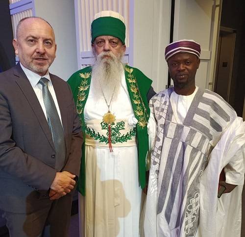 Alhaji Osman (right) with other delegates at the summit