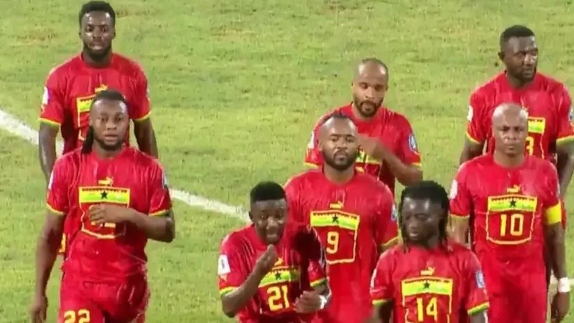 • The disappointed players of the Black Stars