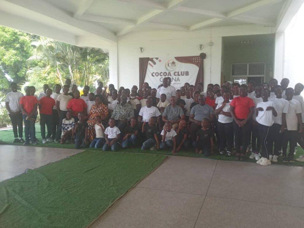 The participants in the maiden Cocoa Club Ghana project