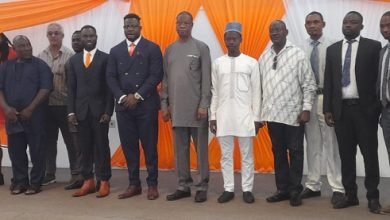 • Founders and dignitaries after the launch of the application