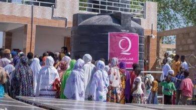 • Bulenga residents inspecting the facility after inauguration