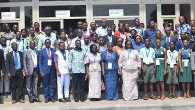 Mrs Matilda Amissah – Arthur(middle) with the participants,
