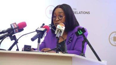 • Ms Botchwey delivering the lecture