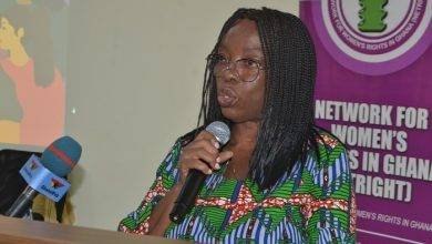 • Ms Patricia Akakpo (inset) addressing the press Photo: Victor A. Buxton