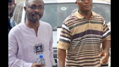 Mr Alfred Agbesi Woyome (left) and Samuel Nerquaye-Tetteh .
