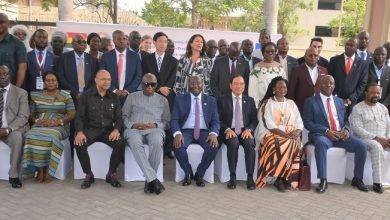 Dr Bawumia(seated middle) with other dignitaries and participants. Photo Godwin Ofosu-Acheampong