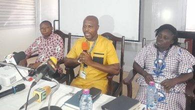 • Dr Arko Akoto Ampaw (middle) speaking at the event