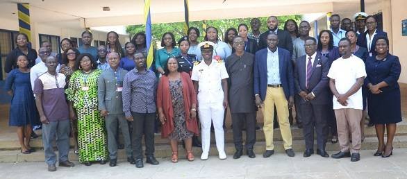 • Participants and organisers after the opening ceremony