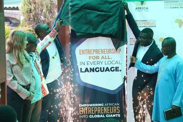 Mr Wellington (Third from Left), supported by other stakeholders to launch the programme