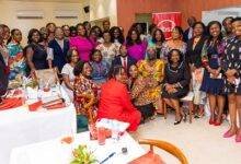 bsa Bank senior management with invited mothers at the special event