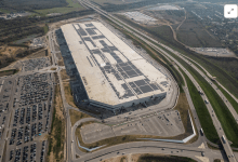 1/4]A general view of the Tesla gigafactory in Austin, Texas, U.S., February 28, 2023. REUTERS/Go Nakamura/File Photo Purchase Licensing Rights