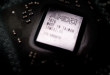 [1/2]The logo of semiconductor company Advanced Micro Devices Inc (AMD) is seen on a graphics processing unit (GPU) chip in this illustration picture taken February 17, 2023. REUTERS/Florence Lo/Illustration/File photo Purchase Licensing Rights, opens new tab