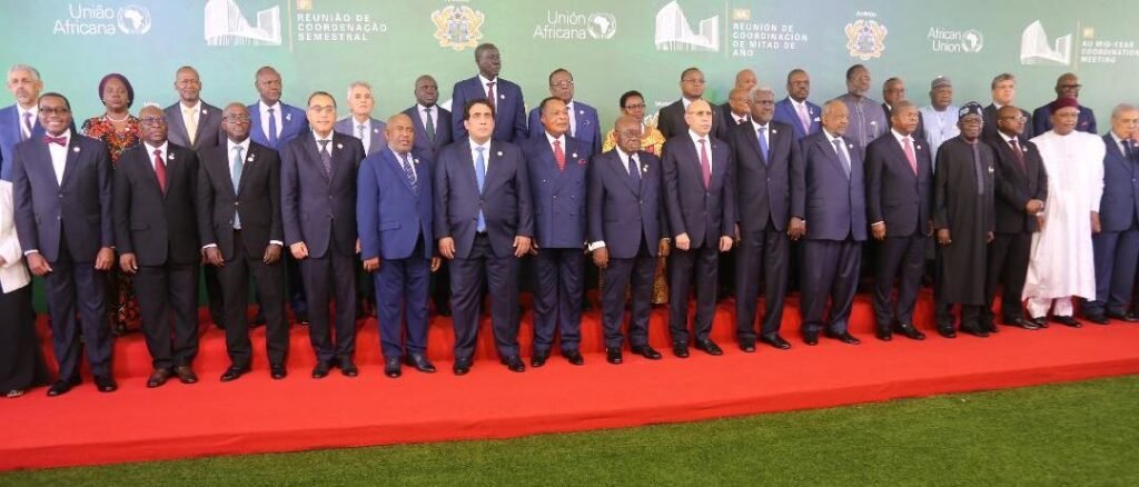 • President Akufo-Addo (eighth from
left) with other Heads of States