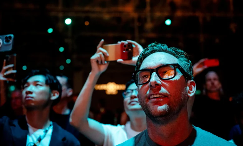 Attendees watch keynote speeches during the Bitcoin 2024 conference on July 26, 2024, in Nashville, Tennessee.PHOTOGRAPH: JON CHERRY; GETTY IMAGES