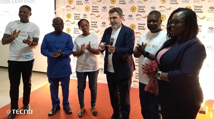 • Dr Christian Jahn (third from right) with stakeholers launching the campaign Photo: Godwin Ofosu-Acheampong