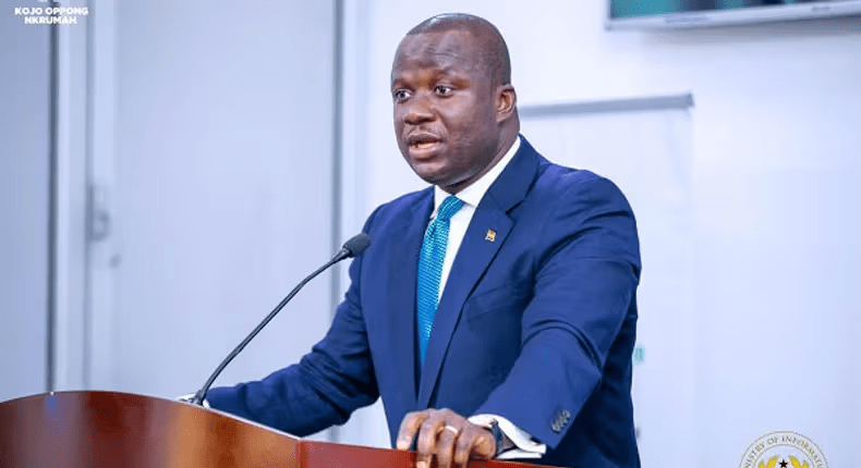 • Mr Jinapor addressing participants in the conference