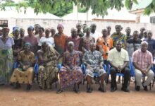 • Mr Ernest Apau (third from right) with other participants