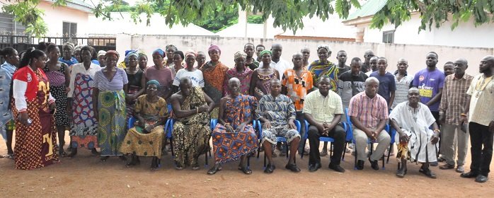 • Mr Ernest Apau (third from right) with other participants