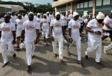 • A section of participants at the walk