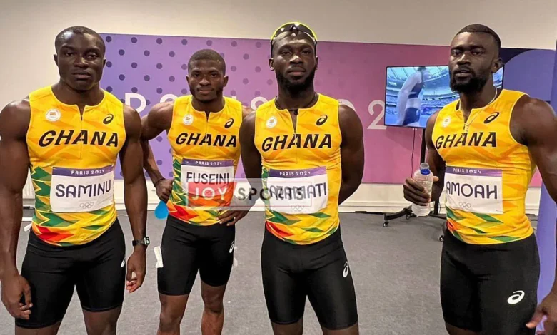 • Ghana’s relay team