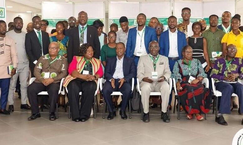 • Dr Kuma-Aboagye (seated third from left) with other participants after the opening ceremony