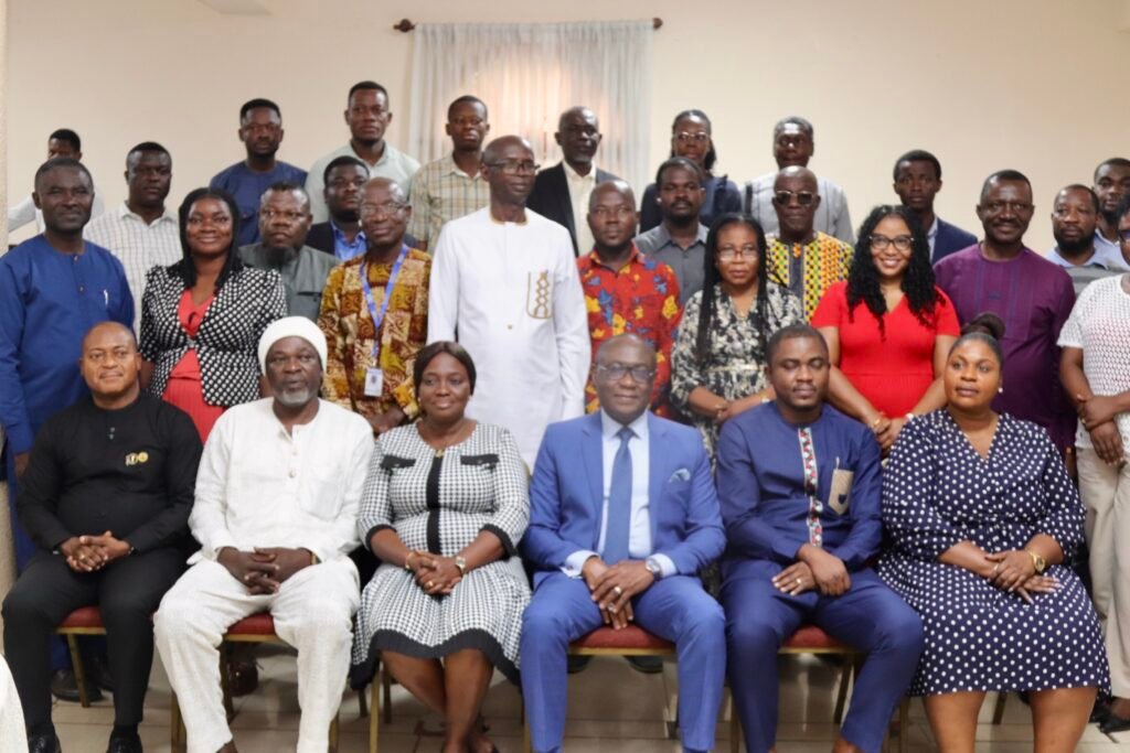 • Rev. Dr Adu-Gyamfi (third from right) with participants