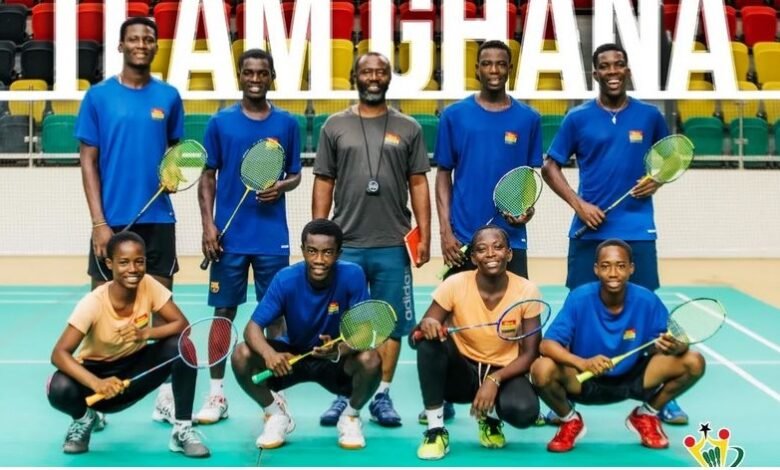 • The U-19 badminton team