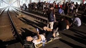 • Protesters have taken over Belgrade's Centre Railway Station, blocking the tracks