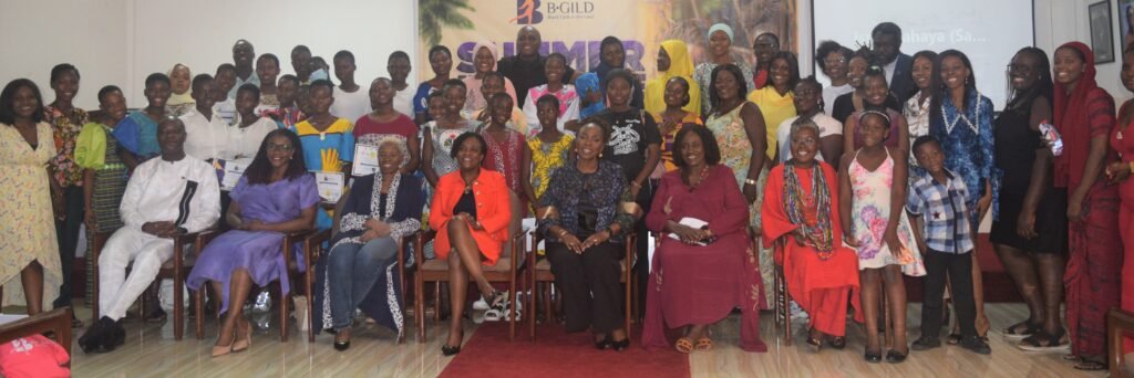 • Mrs Violet Pearson (seated in the middle) with the awardees and dignitaries Photo: Stephanie Birikorang