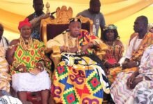 • Torgbiga Mawufeame Fugah seated in state