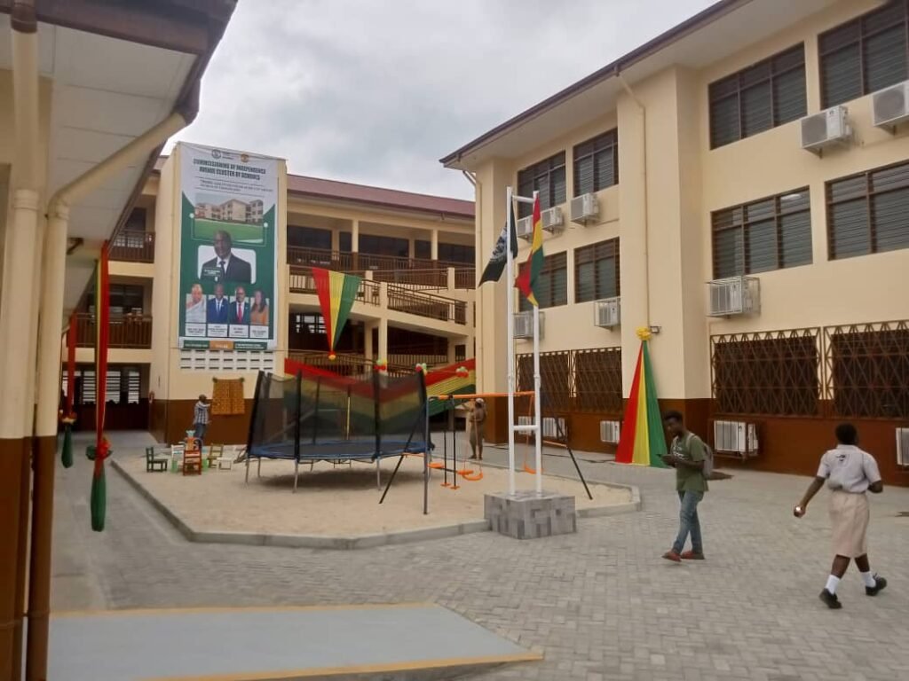 First lady inaugurates refurbished Accra Independence Avenue Cluster of Schools