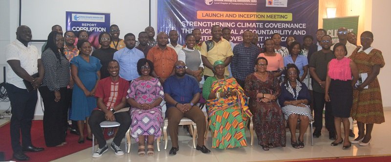 • Mary A. Addah (seated second from right) with participants Photo: Stephanie Birikorang