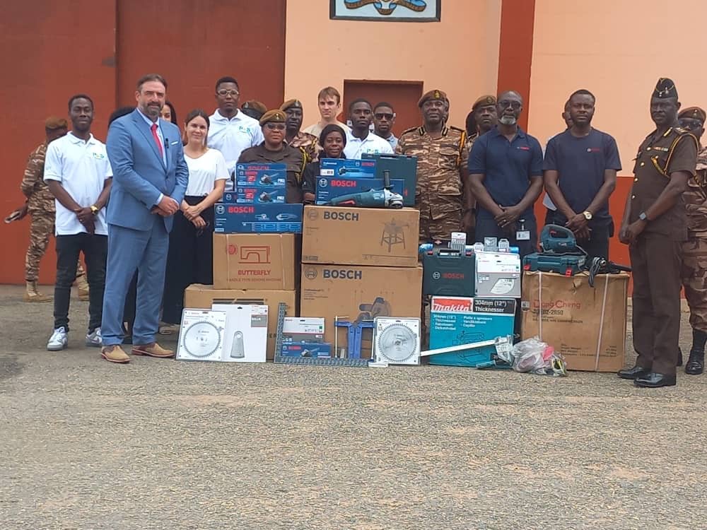 German Embassy supports Nsawam, Ankafo Annex prisons with carpentry equipment